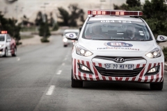 ER24 File - emergency vehicles arriving on a scene