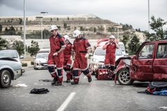 ER24 File - paramedics on scene of car wreck